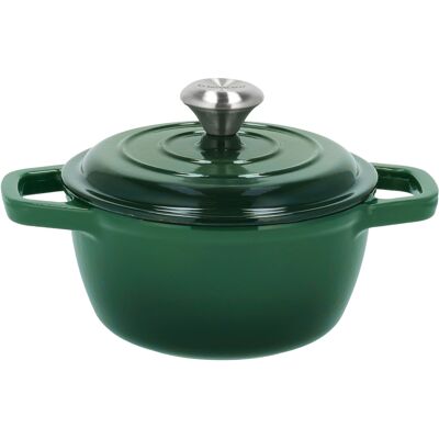 SILVERCREST Gietijzeren pan, Ø16 cm (Groen) SILVERCREST Gietijzeren pan, Ø16 cm (Groen)
