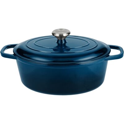 SILVERCREST Gietijzeren braadpan, Ø29 cm (Blauw) SILVERCREST Gietijzeren braadpan, Ø29 cm (Blauw)