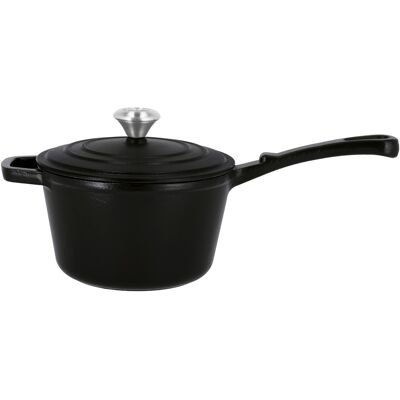 SILVERCREST Gietijzeren steelpan, Ø18 cm (Zwart) SILVERCREST Gietijzeren steelpan, Ø18 cm (Zwart)