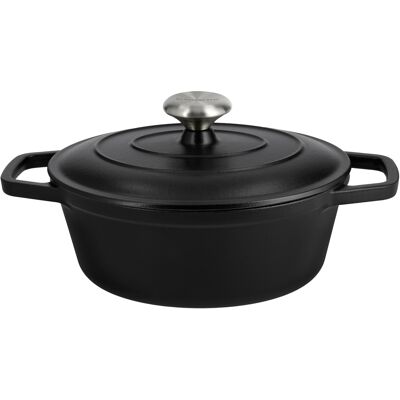 SILVERCREST Gietijzeren braadpan, Ø24 cm (Zwart) SILVERCREST Gietijzeren braadpan, Ø24 cm (Zwart)