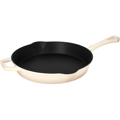 SILVERCREST Gietijzeren pan, Ø30 cm (Crème) SILVERCREST Gietijzeren pan, Ø30 cm (Crème)
