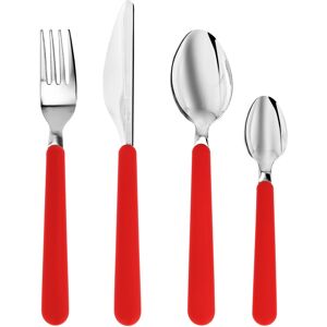 SILVERCREST Rvs bestekset 16-delig (Rood) SILVERCREST Rvs bestekset 16-delig (Rood)