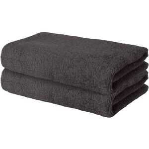 LIVARNO Set van 2 handdoeken 50 x 100 cm (Grijs) LIVARNO Set van 2 handdoeken 50 x 100 cm (Grijs)