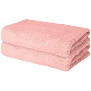 LIVARNO Set van 2 handdoeken 50 x 100 cm (Lichtroze) LIVARNO Set van 2 handdoeken 50 x 100 cm (Lichtroze)