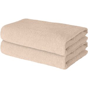 LIVARNO Set van 2 handdoeken 50 x 100 cm (Beige) LIVARNO Set van 2 handdoeken 50 x 100 cm (Beige)