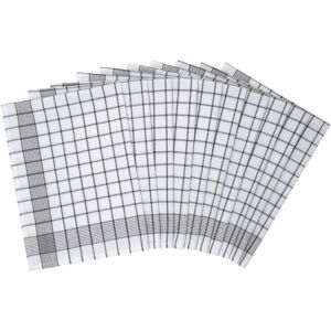 W5 Set van 10 theedoeken 50 x 70 cm (Grijs) W5 Set van 10 theedoeken 50 x 70 cm (Grijs)
