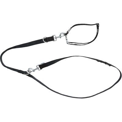 zoofari Hondenhalsband en riem (S, Zwart) zoofari Hondenhalsband en riem (S, Zwart)