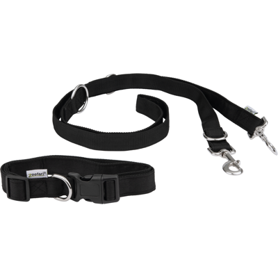 zoofari Hondenriem met halsband of hondenriem (Halsband M en hondenriem) zoofari Hondenriem met halsband of hondenriem (Halsband M en hondenriem)