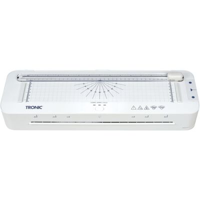 TRONIC Lamineerapparaat - warm en koud lamineren (Wit/grijs) TRONIC Lamineerapparaat - warm en koud lamineren (Wit/grijs)