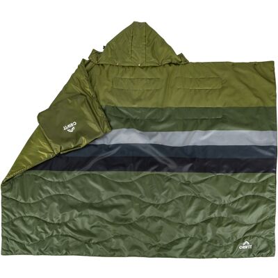 CRIVIT 3-in-1 kampeerdeken met opbergtas (groen) CRIVIT 3-in-1 kampeerdeken met opbergtas (groen)