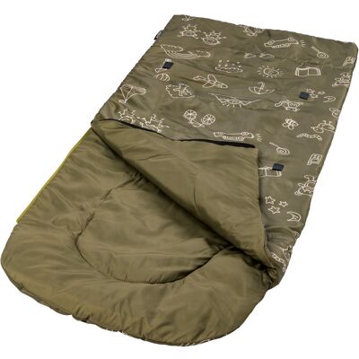 CRIVIT Kinder slaapzak 170 x 65 cm (Groen) CRIVIT Kinder slaapzak 170 x 65 cm (Groen)