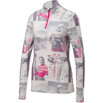 CRIVIT Dames skipully Glamour (Wit/lichtroze, M (40/42)) CRIVIT Dames skipully Glamour (Wit/lichtroze, M (40/42))