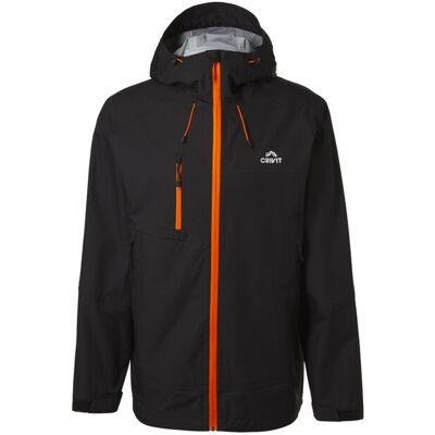 CRIVIT Heren sportjack, waterdicht (Zwart, M) CRIVIT Heren sportjack, waterdicht (Zwart, M)