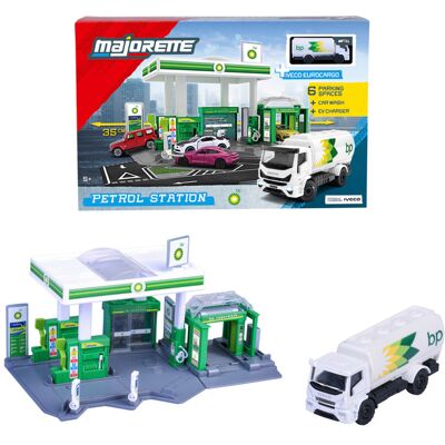 Majorette Tankstation met tankwagen Majorette Tankstation met tankwagen
