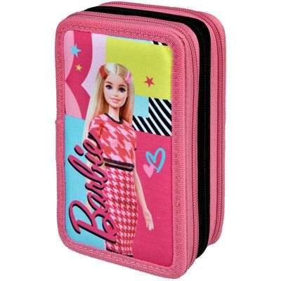 Barbie Gevulde schooletui (roze) Barbie Gevulde schooletui (roze)