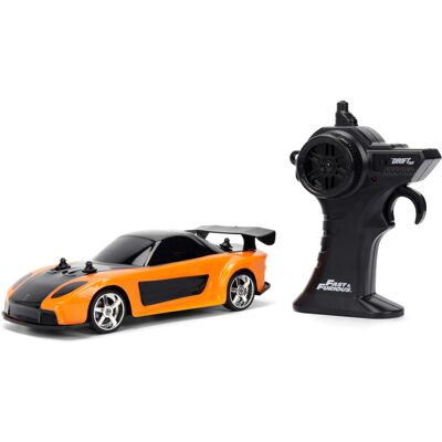 JADA Bestuurbare auto Fast & Furious Drift, schaal 1:24 (Mazda RX-7) JADA Bestuurbare auto Fast & Furious Drift, schaal 1:24 (Mazda RX-7)