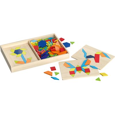LUPILU Houten motoriek speelgoed (Mozaïek spel) LUPILU Houten motoriek speelgoed (Mozaïek spel)