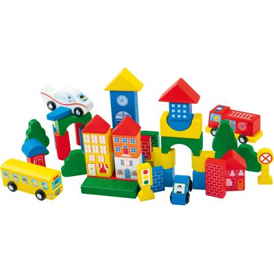 PLAYTIVE Houten bouwstenen (Stad) PLAYTIVE Houten bouwstenen (Stad)