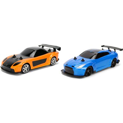 JADA Bestuurbare auto's Fast & Furious Drift Twin Pack 1:24 JADA Bestuurbare auto's Fast & Furious Drift Twin Pack 1:24