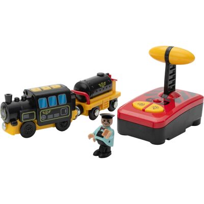 lupilu Bestuurbare trein met licht en geluid (Goederentrein) lupilu Bestuurbare trein met licht en geluid (Goederentrein)