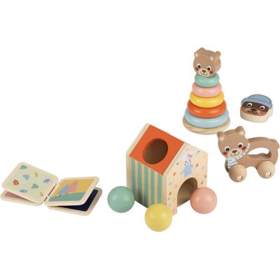 lupilu Houten speel- en leerbox (6-12 maanden) lupilu Houten speel- en leerbox (6-12 maanden)