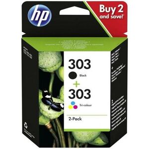 HP 303 (3YM92AE) Inktcartridge Zwart + 3 kleuren Voordeelbundel