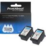 PrintAbout  Inktcartridge PG-545XL / CL-546XL Zwart + 3 kleuren Multipack Hoge capaciteit geschikt voor Canon