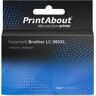 PrintAbout  Inktcartridge LC-980XL 4-kleuren Multipack Hoge capaciteit geschikt voor Brother