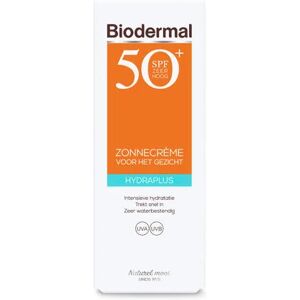 Biodermal Zonnebrand Hydraplus Face SPF50 000