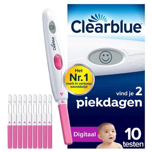 Clearblue ovulatietest digitaal 1 houder + 10 testen 000