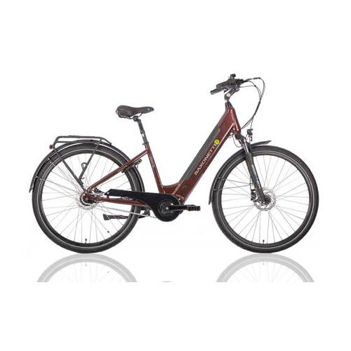 Saxonette Deluxe Plus elektrische damesfiets, middenmotor, Nxs 7, 45 cm, rood 000 Dames