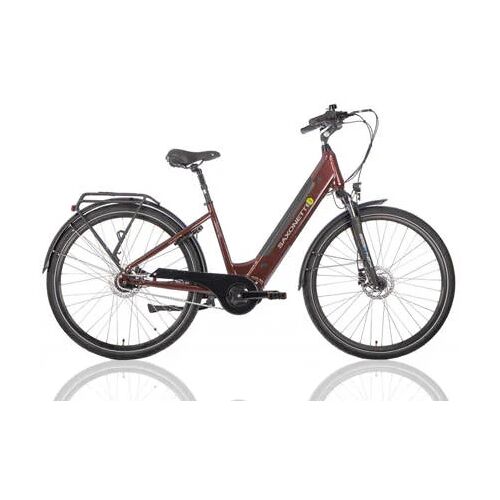 Saxonette Deluxe Plus elektrische damesfiets, middenmotor, Nxs 7, 50 cm, rood 000 Dames