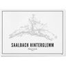 WIJCK. poster Saalbach-Hinterglemm (30x40 cm) 000