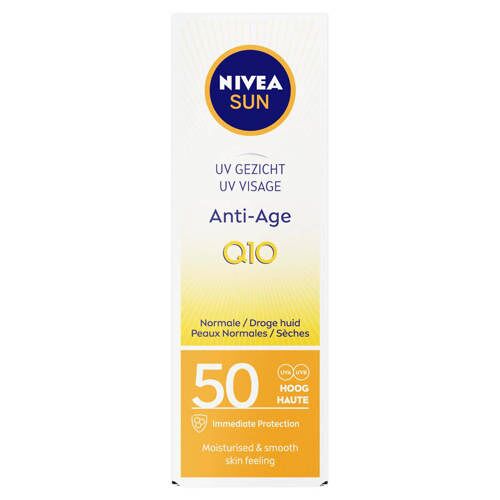 NIVEA SUN uv gezicht anti-age anti-pigmentvlekken zonnecreme SPF 50 - 50 ml 000