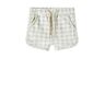 LIL' ATELIER BABY NBMFAUNO zwemshort lichtgrijs/wit 74 Jongens