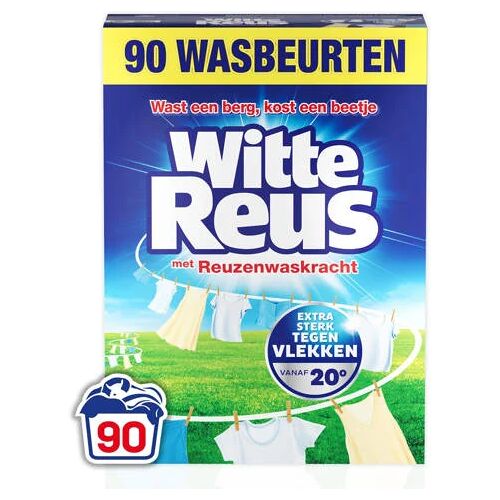 Witte Reus waspoeder Poeder - Waspoeder - Witte Was - Grootverpakking - 90 wasbeurten 000