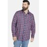 Charles Colby loose fit overhemd DUKE DORNAN Plus Size roze/blauw 4XL 49/50 Heren