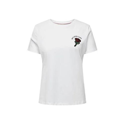 ONLY CARMAKOMA T-shirt CARKITA met printopdruk wit 46/48 Dames