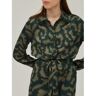 VILA blousejurk VIZOE van gerecycled polyester groen 36 Dames