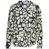 VERO MODA blousetop VMGAJA met all over print zwart/ecru S Dames