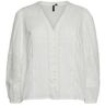 VERO MODA CURVE blouse VMCJAMILLA wit 44 Dames