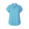 Miss Etam Plus top KATJA met all over print blauw 46 Dames