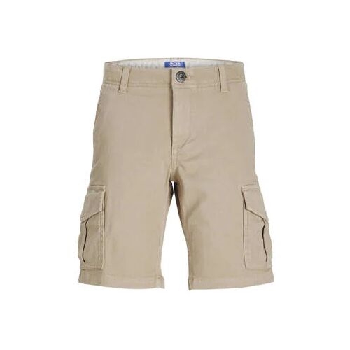 JACK & JONES JUNIOR cargo short JPSTJOE JJCARGO lichtzand 152 Jongens