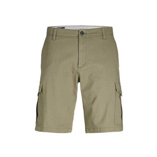 JACK & JONES JUNIOR cargo short JPSTJOE JJCARGO oliegroen 128 Jongens