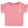 Vingino T-shirt HOLLIE met printopdruk en ruches roze 128 Meisjes