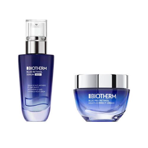 Biotherm Blue Retinol Serum 30 ml & Blue Pro-Retinol Crème 50 ml 000 Dames
