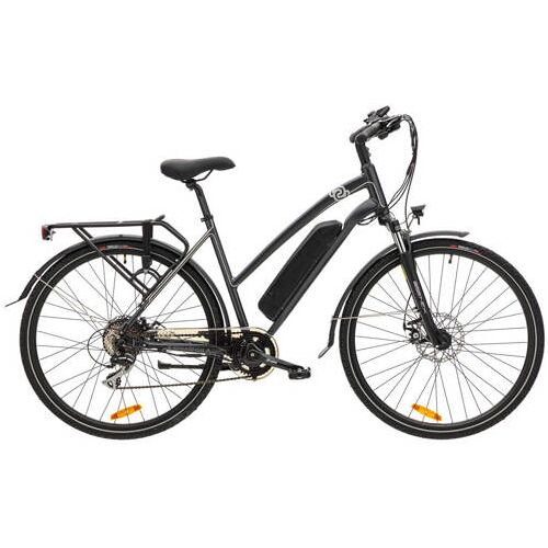 VecoCraft Athena elektrische damesfiets, trekking, 8 sp, grijs, 13 Ah 000 Dames