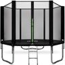 Virtufit VirtuFit Trampoline met Veiligheidsnet - Zwart - 305 cm 305 x 305 x 65 cm exclusief net cm 000