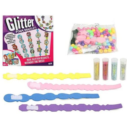 3224 Knutselset Glitter Foam Bracelets 119916