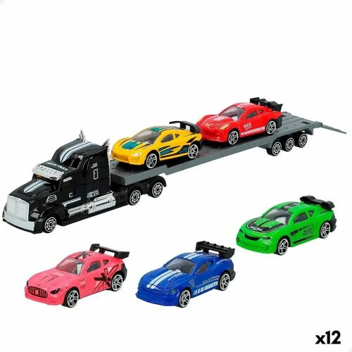 Lucavo Autotransporter en Wagen Speed&Go 28 x 5 x 4,5 cm (12 Stuks)